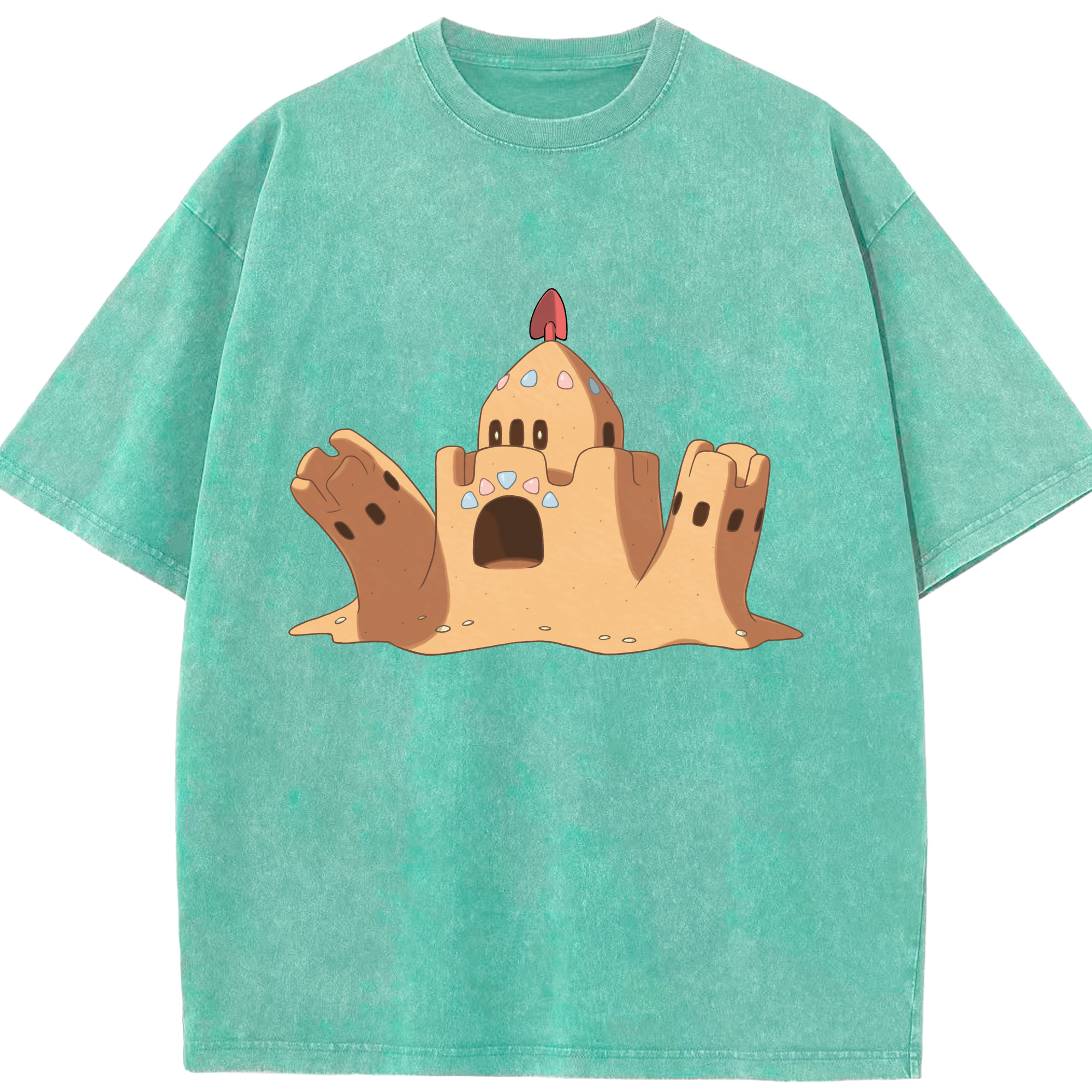 （画像用） ポケットモンスター Pokémon 綿100% ヴィンテージ風 半袖Tシャツ（フロントプリント）
